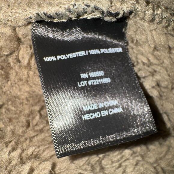 32 DEGREES Heat Mock Turtle Neck Sherpa Sweater in Olive Size Large New w/ Tag - Picture 4 of 5